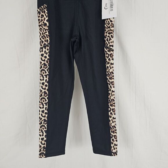 Zyia 🌙 Pocket Brilliant Hi-Rise 20” Leopard Size 4 Women's - Picture 3 of 9